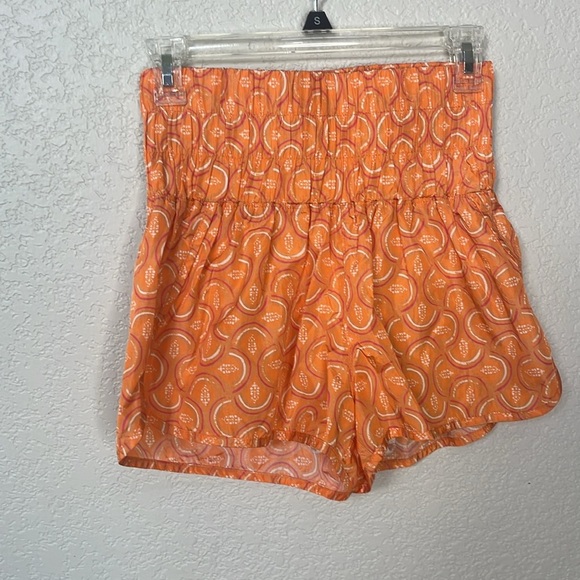 FP Movement by Free People the Way Home Shorts High Waisted Size small orange - Picture 12 of 12